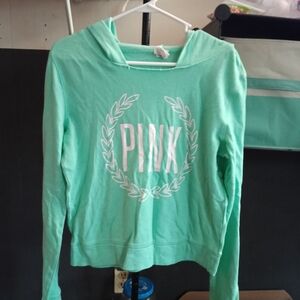 PINK Victoria's Secret Light Green Hoodie